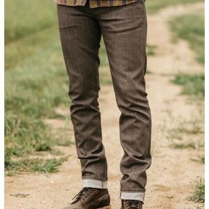 Hiroshi Kato - Pen Slim - Brown Raw - 10.5oz Selvedge Denim